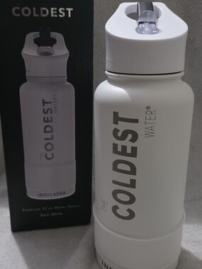 32oz Epic White The Coldest Water® Insulated Sport Water Bottle